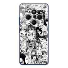 Анимешный чехол для Xiaomi Redmi 14R 5G (Ahegao manga)