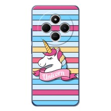Чехол для Редми 14р 5Джи - (Единорожки - Новинки) (AlphaPrint) (Unicorn)