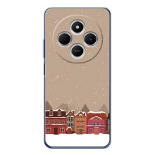 Новогодние, Праздничные Чехлы для Xiaomi Redmi 14R 5G - 2024 год (Зимний город)