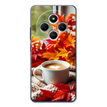 Чехол с уникальным дизайном «Осень с кофе» для Xiaomi Redmi 14R 5G