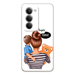Чехол с печатью для Xiaomi Redmi 15 5G - (Мама с ребенком) (AlphaPrint)