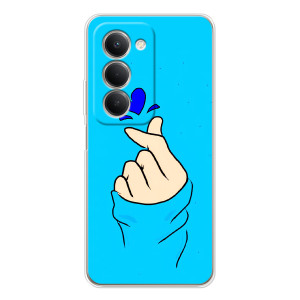 Чохол (Знак сердечка) для Xiaomi Redmi 15 5G (Сердечко на синоьому)
