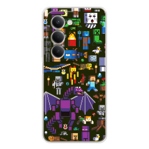 Чехол Майнкрафт на Xiaomi Redmi 15 5G (AlphaPrint) Minecraft