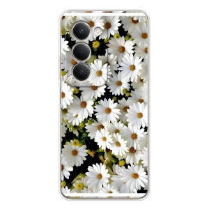 Чохол з ромашками на Xiaomi Redmi 15 5G – Рамка в ромашках