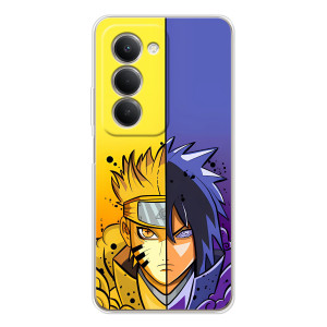 Купить Чохли на телефон з принтом Anime для Xiaomi Redmi 15 5G (Naruto Vs Sasuke)