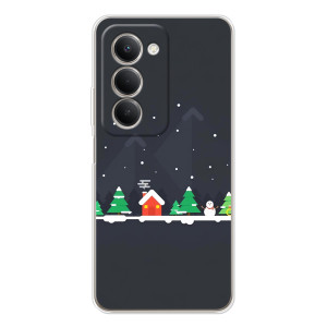 Силіконовий бампер на різдво для Xiaomi Redmi 15 5G (Місто зимове)