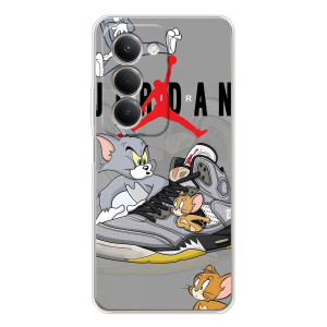 Силіконовый Чохол Nike Air Jordan на Модель телефона "Xiaomi Redmi 15 5G" українськими буквами та цифрами можна написати як: **Сяомі Редмі 15 5G**. – Air Jordan