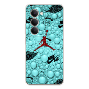 Силіконовый Чохол Nike Air Jordan на Модель телефона "Xiaomi Redmi 15 5G" українськими буквами та цифрами можна написати як: **Сяомі Редмі 15 5G**. – Джордан Найк