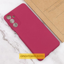 Чехол TPU GETMAN Liquid Silk Full Camera для Xiaomi Redmi 15 (EU) – Бордовый