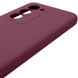 Чохол Silicone Cover Lakshmi Full Camera (AAA) для Xiaomi Redmi 15 (EU) – Бордовий