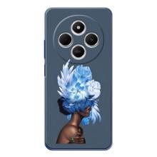 Чехлы (ART) Цветы на Xiaomi Redmi 15 (VPrint) (Квіти на голові)