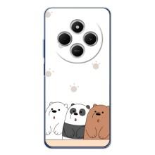 Чехлы с изображением разных животных для Xiaomi Redmi 15 (Удивленные медвеженки)
