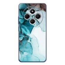 Чохол для Редмі 15 - з принтом (Дизайнерські) (AlphaPrint) (Бірюзовий мрамор)