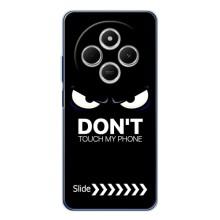 Чехол для Редми 15 - (AlphaPrint) с печатью (ТОП продаж) (Не трогай телефон)