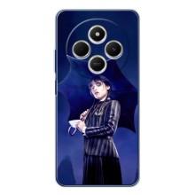 Чехлы Венсдей на Xiaomi Redmi 15 Уэнсдей (AlphaPrint) (Уэнздей с зонтом)