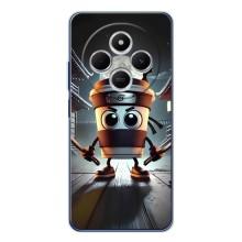 Чехол с мемом Тралалело тралала на Xiaomi Redmi 15 (Капучино асасино)