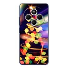 Новогодние Чехлы для Редми 15 (VPrint) (Елка с гирлянд)