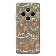 Новогодние, Праздничные Чехлы для Xiaomi Redmi 15 - 2024 год (Новогодние пряники)