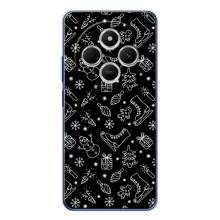 Новогодние, Праздничные Чехлы для Xiaomi Redmi 15 - 2024 год (Новогодний фон)