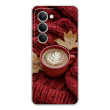 Чехол с уникальным дизайном «Осень с кофе» для Xiaomi Redmi 15 – Кофе на пледе