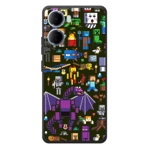 Чохол Майнкрафт на Xiaomi Redmi 15a (AlphaPrint) Minecraft