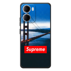 Чехол для Xiaomi Redmi 15a с картинкой Supreme (AlphaPrint)