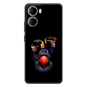 Чохол з Мавпами Xiaomi Redmi 15a - (AlphaPrint)