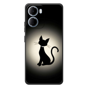 Чохол з принтом для Xiaomi Redmi 15a (AlphaPrint) Модні коти