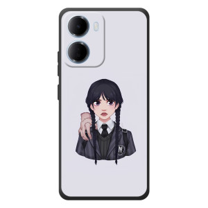 Чехлы Венсдей на Xiaomi Redmi 15a Уэнсдей (AlphaPrint)