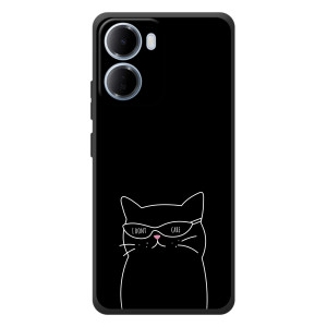 Чехол с рисунком кот на Xiaomi Redmi 15a