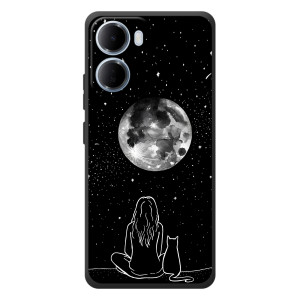 Чехол с рисунком кот на Xiaomi Redmi 15a