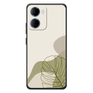 Силконовий чохол з принтом в квітах на Xiaomi Redmi 15a