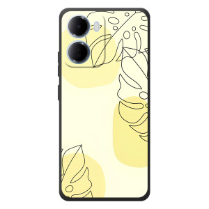 Силконовий чохол з принтом в квітах на Xiaomi Redmi 15a