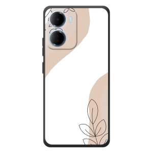 Силконовий чохол з принтом в квітах на Xiaomi Redmi 15a