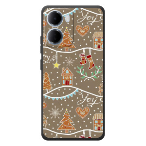 Новогодние, Праздничные Чехлы для Xiaomi Redmi 15a - 2024 год
