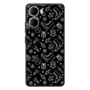 Новогодние, Праздничные Чехлы для Xiaomi Redmi 15a - 2024 год