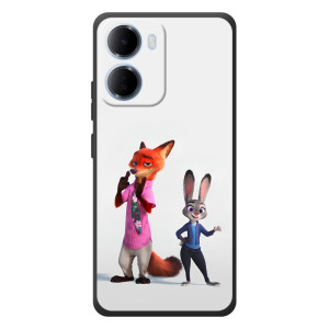 Силіконовий чохол з принтом Зоотрополіс для Xiaomi Redmi 15a – Джуді і Нік