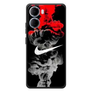 Силіконовый Чохол на Xiaomi Redmi 15a з картинкою НАЙК (Nike дим)