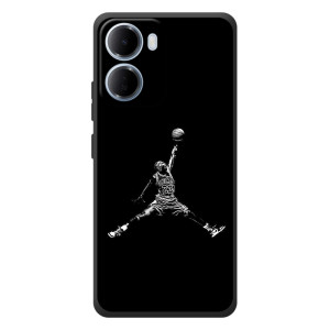Силіконовый Чохол Nike Air Jordan на 

Xiaomi Redmi 15а 
 – Джордан