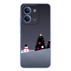 Чехлы на Новый Год Xiaomi Redmi 15C 5g – Снеговички
