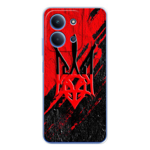 Чехлы УПА (Красно-Чёрный) на Xiaomi Redmi 15C 5g – Герб в цвете УПА