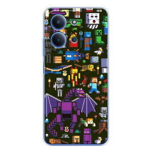 Чохол Майнкрафт на Xiaomi Redmi 15C 5g (AlphaPrint) Minecraft
