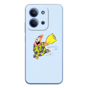 Чехол с картинкой Патрик на Xiaomi Redmi 15C 5g (Патрик с подушкой)