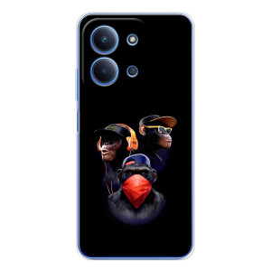 Чехол с Обезьянами Xiaomi Redmi 15C 5g - (AlphaPrint)