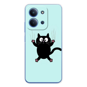 Чехол с принтом для Xiaomi Redmi 15C 5g (AlphaPrint) Модные коты