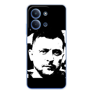 Чехол для Xiaomi Redmi 15C 5g (AlphaPrint - с принтом Зеленского)
