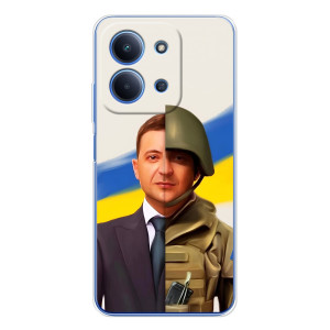 Чехол для Xiaomi Redmi 15C 5g (AlphaPrint - с принтом Зеленского)