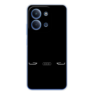 Силиконовый бампер с картинкой машины на Xiaomi Redmi 15C 5g – Силует Audi