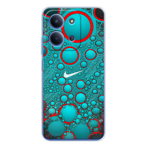 Силіконовый Чохол на Xiaomi Redmi 15C 5g з картинкою НАЙК (Найк зелений)