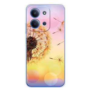 Силиконовый Чехол с одуванчиками на Xiaomi Redmi 15C 5g – Цветок-одуванчик